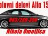 Alfa Romeo  156 1.9 Razni Delovi